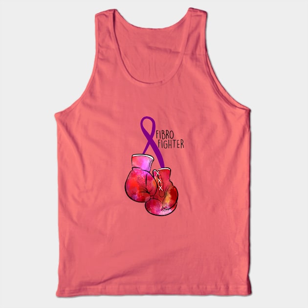 Fibro Fighter (black font) Tank Top by spooniespecies